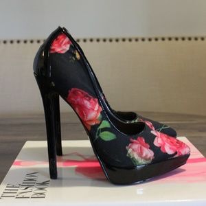 Floral High Heels